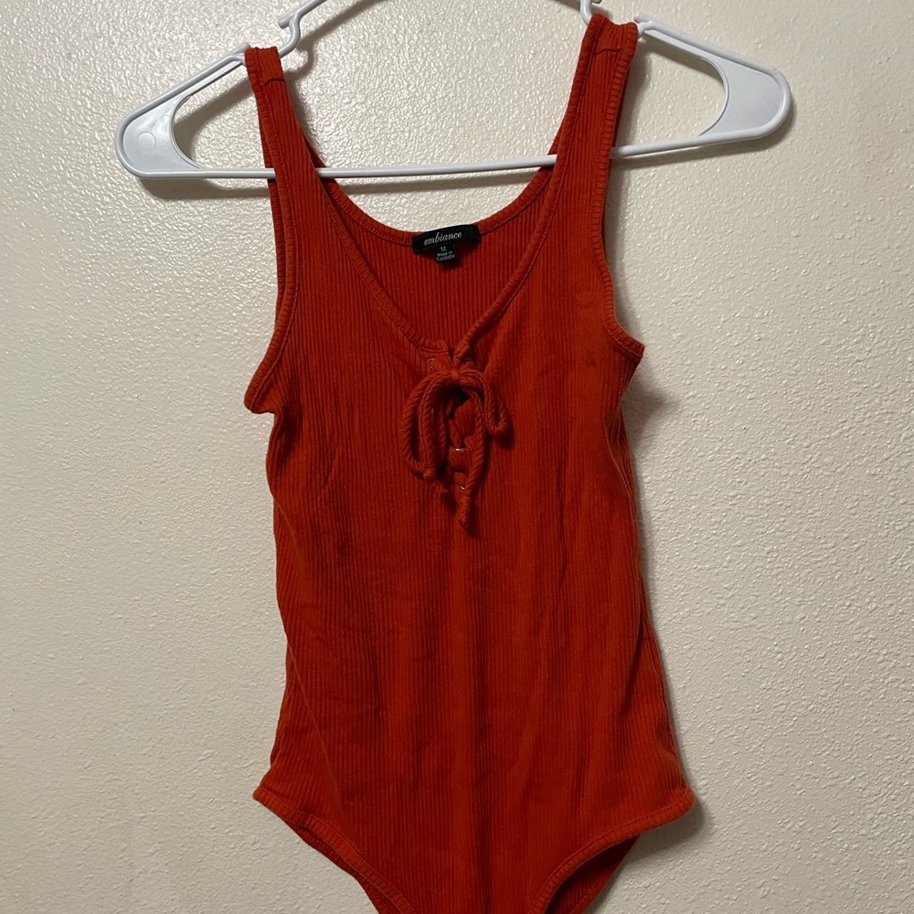 Orange tank top